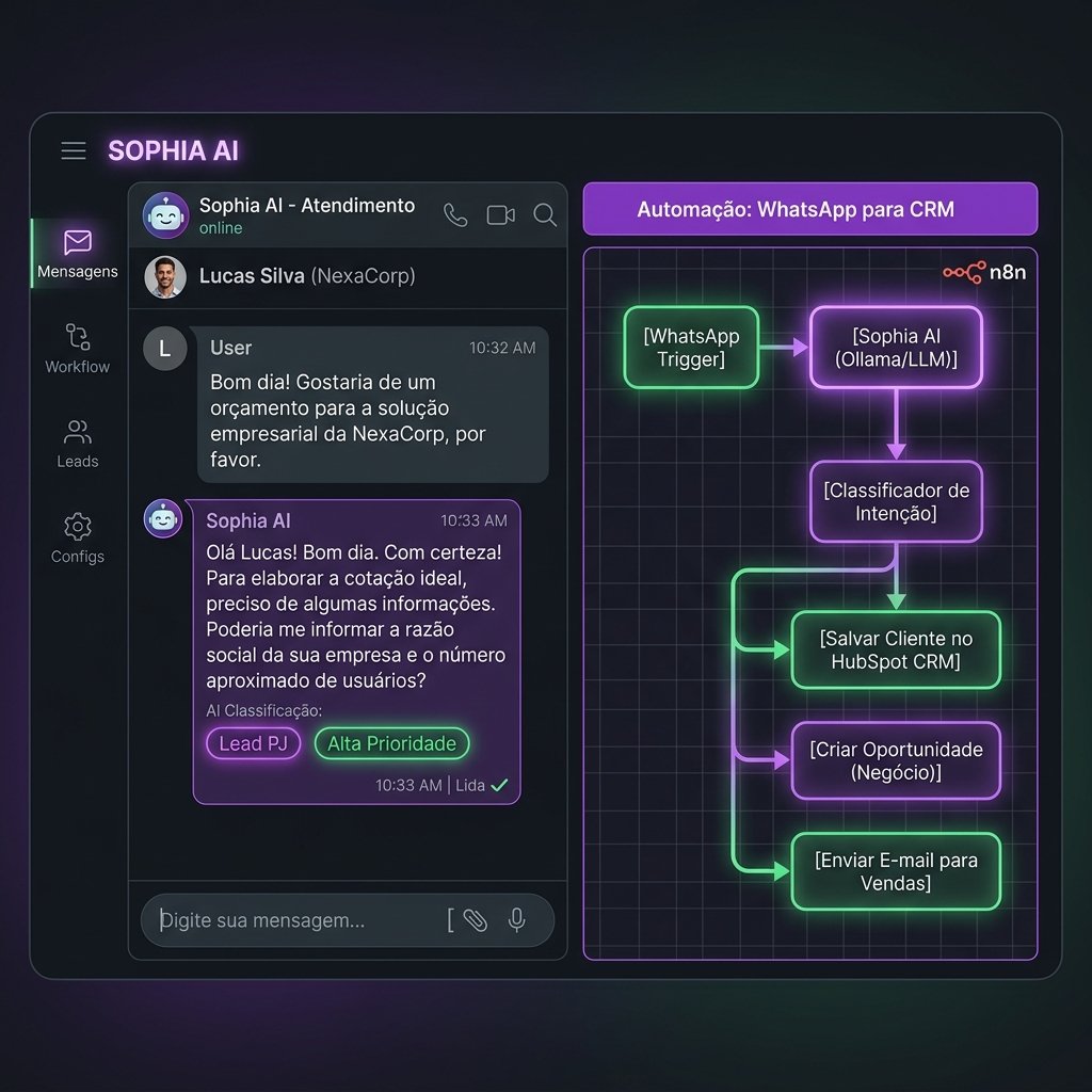 Agente Sophia — IA conversacional no WhatsApp